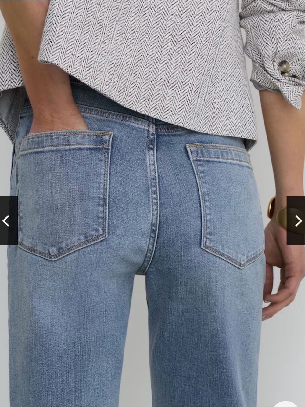 Reiss Cali twin pocket button fly flare jeans; NWT; size 27 - Picture 6 of 10